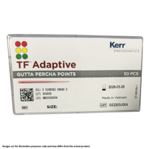 Kerr Endodontics TF Adaptive Gutta Percha Points Spill Proof Pack Medium Large ML1 Green (50)