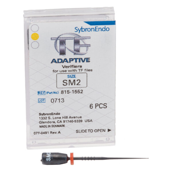 Kerr Endodontics TF Adaptive Verifiers Small SM2 Yellow (6) Kerr Endodontics TF Adaptive Verifiers Small SM2 Yellow (6)