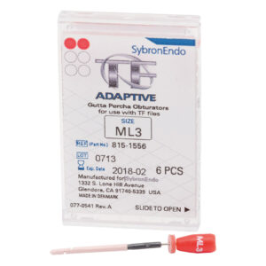 Kerr Endodontics TF Adaptive Obturators Medium Large ML3 Red (6)