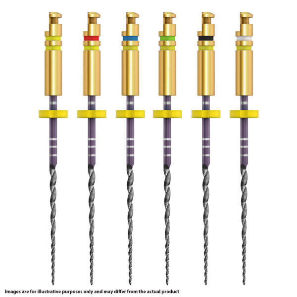 Kerr Endodontics ZenFlex NiTi Rotary Files .04 Taper 21mm No. 20-45 Assorted (6)