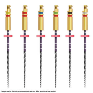 Kerr Endodontics ZenFlex NiTi Rotary Files .06 Taper 21mm No. 20-45 Assorted (6)
