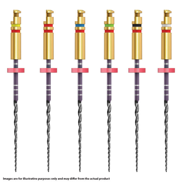 Kerr Endodontics ZenFlex NiTi Rotary Files .06 Taper 21mm No. 20-45 Assorted (6)