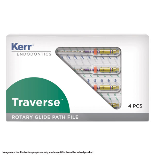 Kerr Endodontics Traverse Rotary Glide Path Files .06 Taper 31mm .13mm Tip (4)