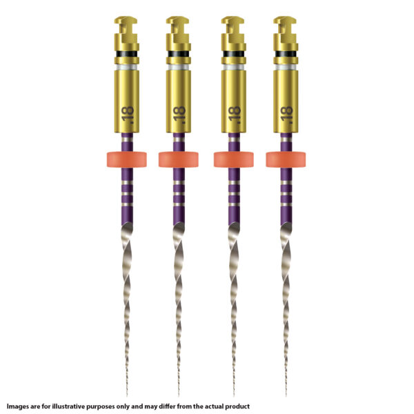 Kerr Endodontics Traverse Rotary Glide Path Files .06 Taper 31mm .18mm Tip (4)