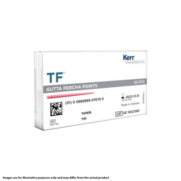 Kerr Endodontics TF Gutta Percha Points Spill Proof Pack .10 Taper No. 25 Red (50) Kerr Endodontics TF Gutta Percha Points Spill Proof Pack .10 Taper No. 25 Red (50)