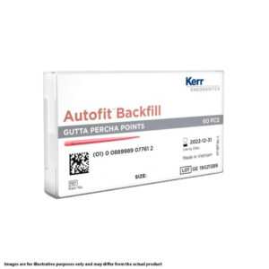 Kerr Endodontics Autofit Backfill Gutta Percha Points Spill Proof Pack Size ML (50)