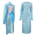 Medicom PE Gowns Extra Large Blue Non-Sterile (150)