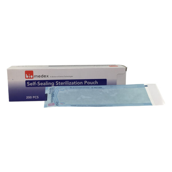 Biomedex Self-Seal Sterilisation Pouches 70mm x 230mm (200)