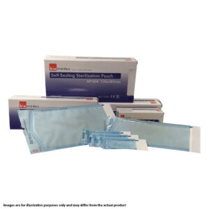 Biomedex Self-Seal Sterilisation Pouches 300mm x 352mm (200)