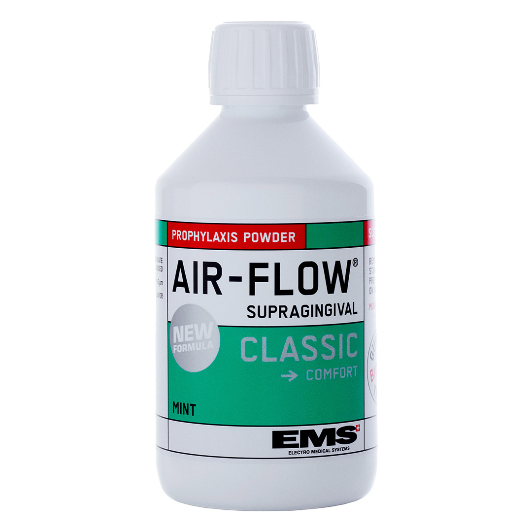 EMS Air-Flow Classic Comfort Powder Mint 300gm Bottle (4) EMS Air-Flow Classic Comfort Powder Mint 300gm Bottle (4)