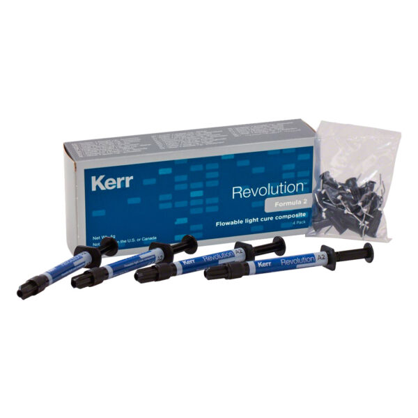 Kerr Dental Revolution 2 Flowable A2 1gm Syringe (4) Kerr Dental Revolution 2 Flowable A2 1gm Syringe (4)