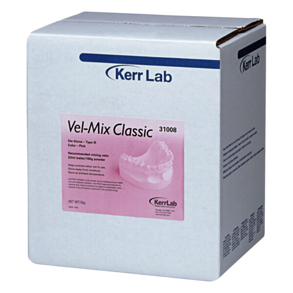 Kerr Dental Vel-Mix Classic Die Stone Type IV Pink 15kg