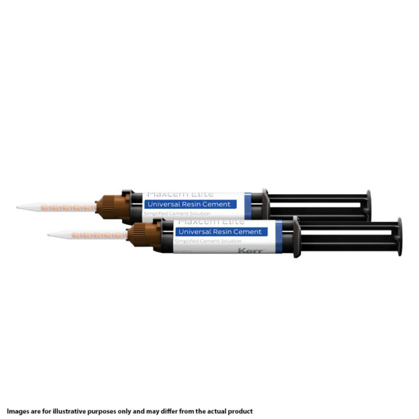 Kerr Dental Maxcem Elite White Opaque 5gm Syringe (2) Kerr Dental Maxcem Elite White Opaque 5gm Syringe (2)