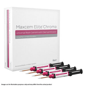 Kerr Dental Maxcem Elite Chroma Clear 5gm Syringe (4)