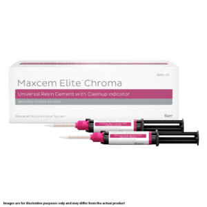 Kerr Dental Maxcem Elite Chroma White 5gm Syringe (2)