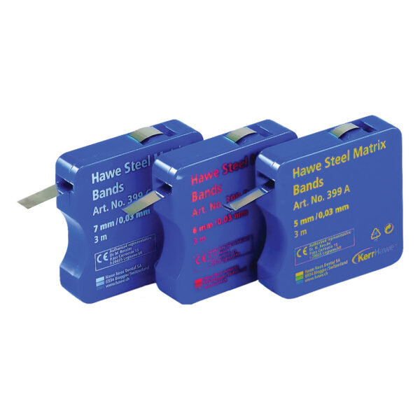Kerr Hawe Matrix Band Steel 0.030mm Thin 7mm x 3m Roll Kerr Hawe Matrix Band Steel 0.030mm Thin 7mm x 3m Roll