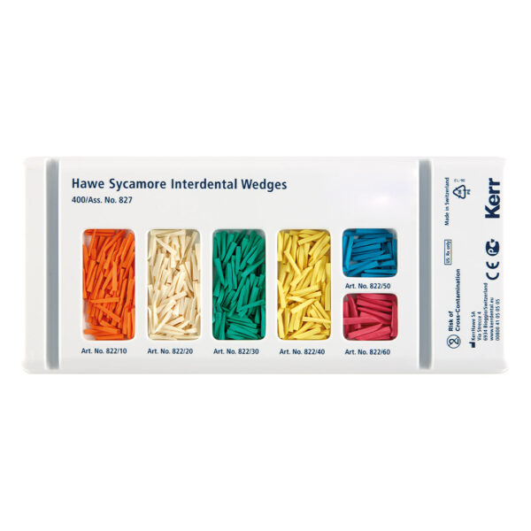Kerr Hawe Sycamore Interdental Wedges Assorted (400) Kerr Hawe Sycamore Interdental Wedges Assorted (400)