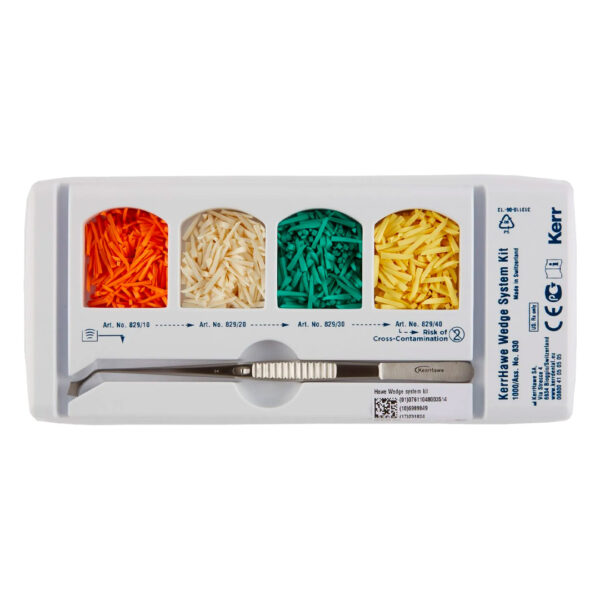 Kerr Hawe Sycamore Interdental Wedges Assorted with Wedge Positioning Instrument (1000) Kerr Hawe Sycamore Interdental Wedges Assorted with Wedge Positioning Instrument (1000)
