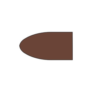 Kerr Hawe Identoflex Lab-Min Universal Polishers Torpedo Brown Unmounted (12)