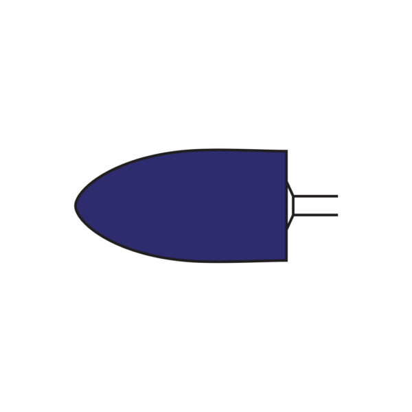 Kerr Hawe Identoflex Super Acrylic Polishers Flame Coarse Dark Blue Mounted HP 44mm (6) Kerr Hawe Identoflex Super Acrylic Polishers Flame Coarse Dark Blue Mounted HP 44mm (6)