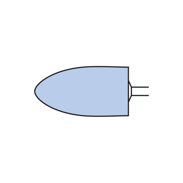 Kerr Hawe Identoflex Super Acrylic Polishers Flame Fine Light Blue Mounted HP 44mm (6) Kerr Hawe Identoflex Super Acrylic Polishers Flame Fine Light Blue Mounted HP 44mm (6)