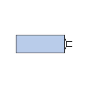 Kerr Hawe Identoflex Super Acrylic Polishers Cylinder Fine Light Blue Mounted HP 44mm (6)