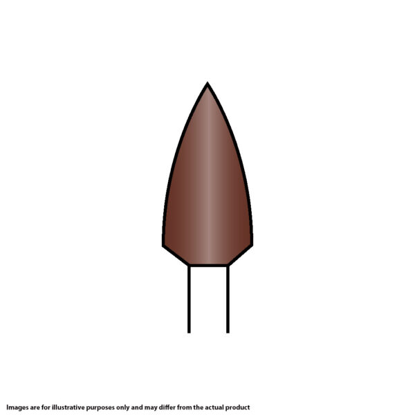 Kerr Hawe Identoflex Gold, Amalgam & Precious Metal Alloy Prepolishers Flame Brown RA (12) Kerr Hawe Identoflex Gold, Amalgam & Precious Metal Alloy Prepolishers Flame Brown RA (12)
