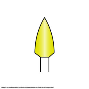 Kerr Hawe Identoflex Composite Prepolishers Flame Yellow RA (12)