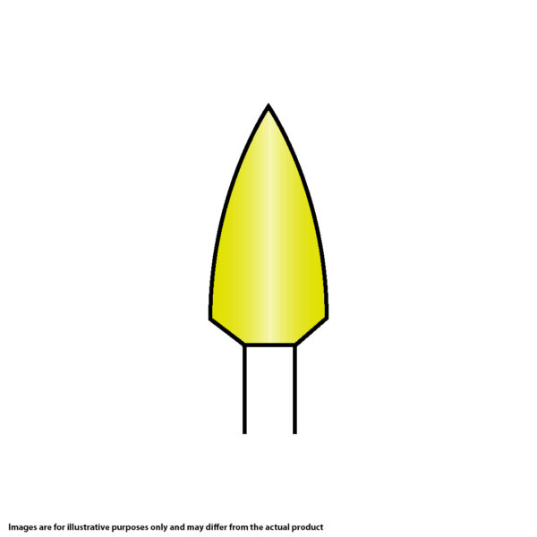 Kerr Hawe Identoflex Composite Prepolishers Flame Yellow RA (12)