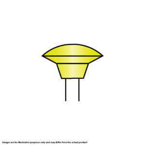 Kerr Hawe Identoflex Composite Prepolishers Lenticular Yellow RA (12)