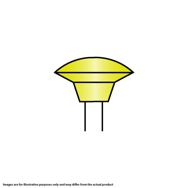 Kerr Hawe Identoflex Composite Prepolishers Lenticular Yellow RA (12)