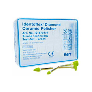 Kerr Hawe Identoflex Diamond Ceramic Polishers Testset Assorted Green/White RA (4)