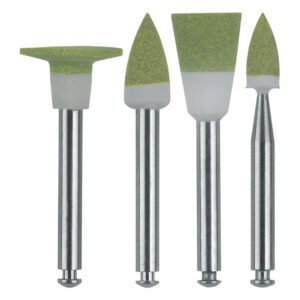 Kerr Hawe Identoflex Diamond Ceramic Polishers Minipoint Green/White RA (6)