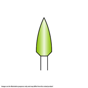 Kerr Hawe Identoflex Porcelain Ceramic Prepolishers Flame Green RA (12)