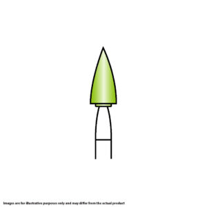 Kerr Hawe Identoflex Porcelain Ceramic Prepolishers Minipoint Green RA (12)