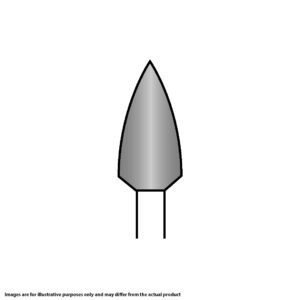 Kerr Hawe Identoflex Porcelain Ceramic Gloss Polishers Flame Grey RA (12)