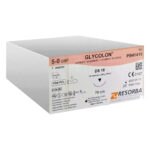 Resorba Glycolon Suture 5/0 with DS 18 18mm 3/8 Circle Reverse Cutting Needle 70cm Undyed (24)