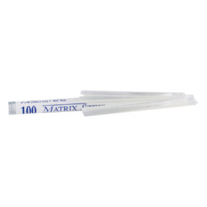 W. R. Rayson Mylar Transparent Polyester Matrix Strip Clear 10mm x 100mm (100)