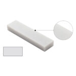 Medesy Sharpening Stone Arkansas Bench Stone Extra Fine White 12mm x 25mm x 100mm (HxWxL)