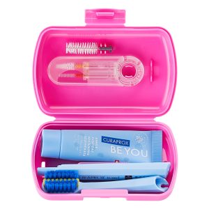 Curaprox Travel Set Ortho Pink