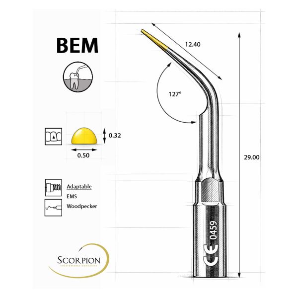 Scorpion Ultrasonic Tip Universal BEM for EMS & Woodpecker