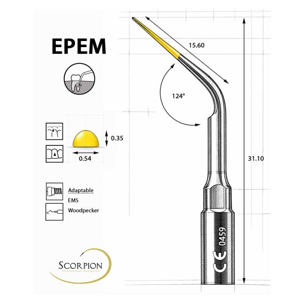 Scorpion Ultrasonic Tip Perio EPEM for EMS & Woodpecker