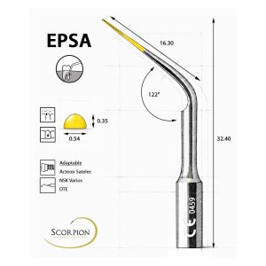 Scorpion Ultrasonic Tip Perio EPSA for Acteon Satelec, NSK Varios & DTE