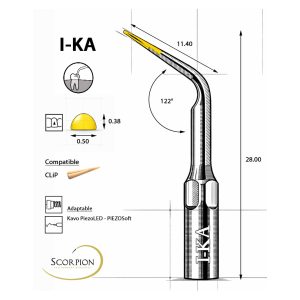 Scorpion Ultrasonic Tip Universal CLiP Compatible I-KA for KaVo PiezoLED & PIEZOsoft