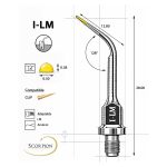 Scorpion Ultrasonic Tip Universal CLiP Compatible I-LM for Amdent