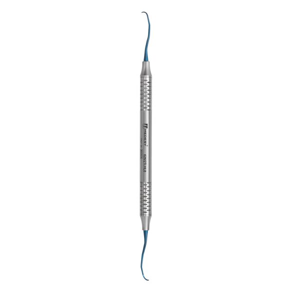 Medesy Curette Langer No. 1-2 Titanium with 8mm Dia. Hollow Handle