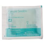 Multigate Gauze Swabs 8 Ply 7.5cm x 7.5cm 5's White in Dispenser Box Sterile (50)