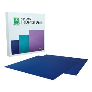 Hygenic Non-Latex FR Dental Dam Medium Blue 152mm x 152mm (30)
