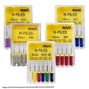 Mani Hedstrom Files 31mm No. 90-140 Assorted (6)
