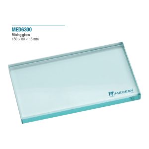 Medesy Mixing Slab Glass 150mm x 80mm x 15mm (LxWxH)